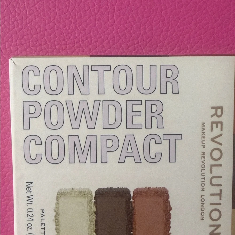 Revolution Contour Powder Compact - Medium Brown and Cream
